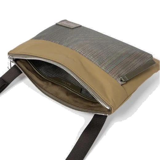 Paul Smith Men's 'Signature Stripe' Khaki Cross Body Bag - Image 4