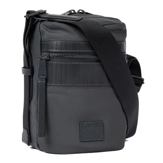 Paul Smith Men's Slate Grey 'Shadow Stripe' Trim Flight Bag - Image 4