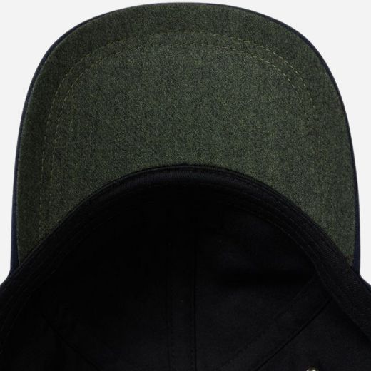 Paul Smith Men's Anson Navy Blue Merino Wool Blend Cap - Image 4