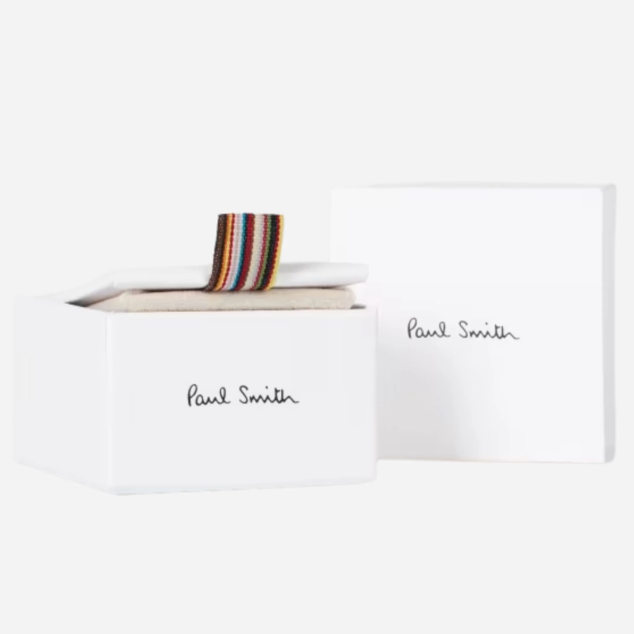 Paul Smith Mother of Pearl 'Stripe' Gold Metallic Cufflinks - Image 3