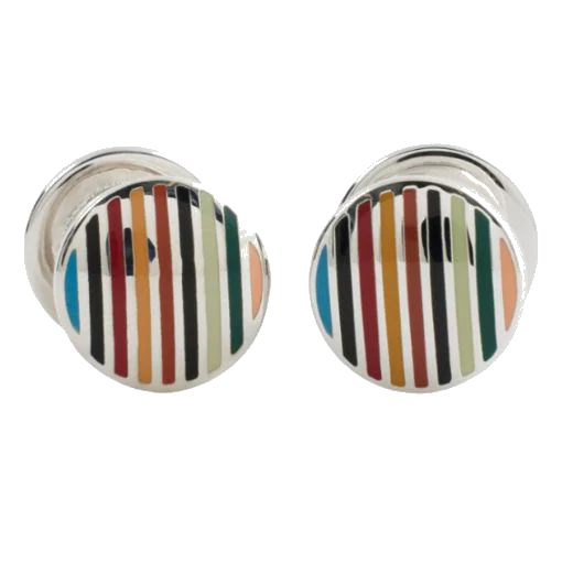 Paul Smith Multicoloured Signature Pop Cufflinks