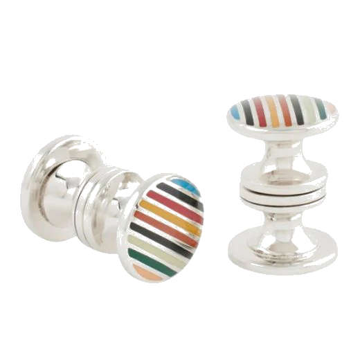 Paul Smith Multicoloured Signature Pop Cufflinks - Image 2