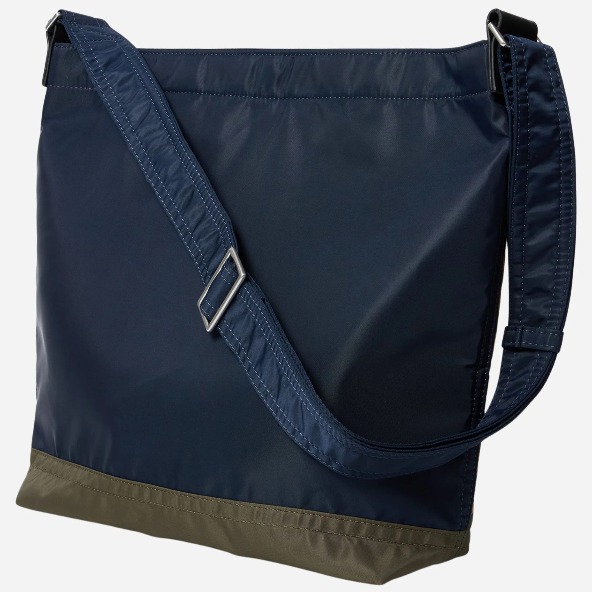 Paul Smith Multistripe Recycled Nylon Adjustable Tote Bag with Signature Logo Patch - Image 2