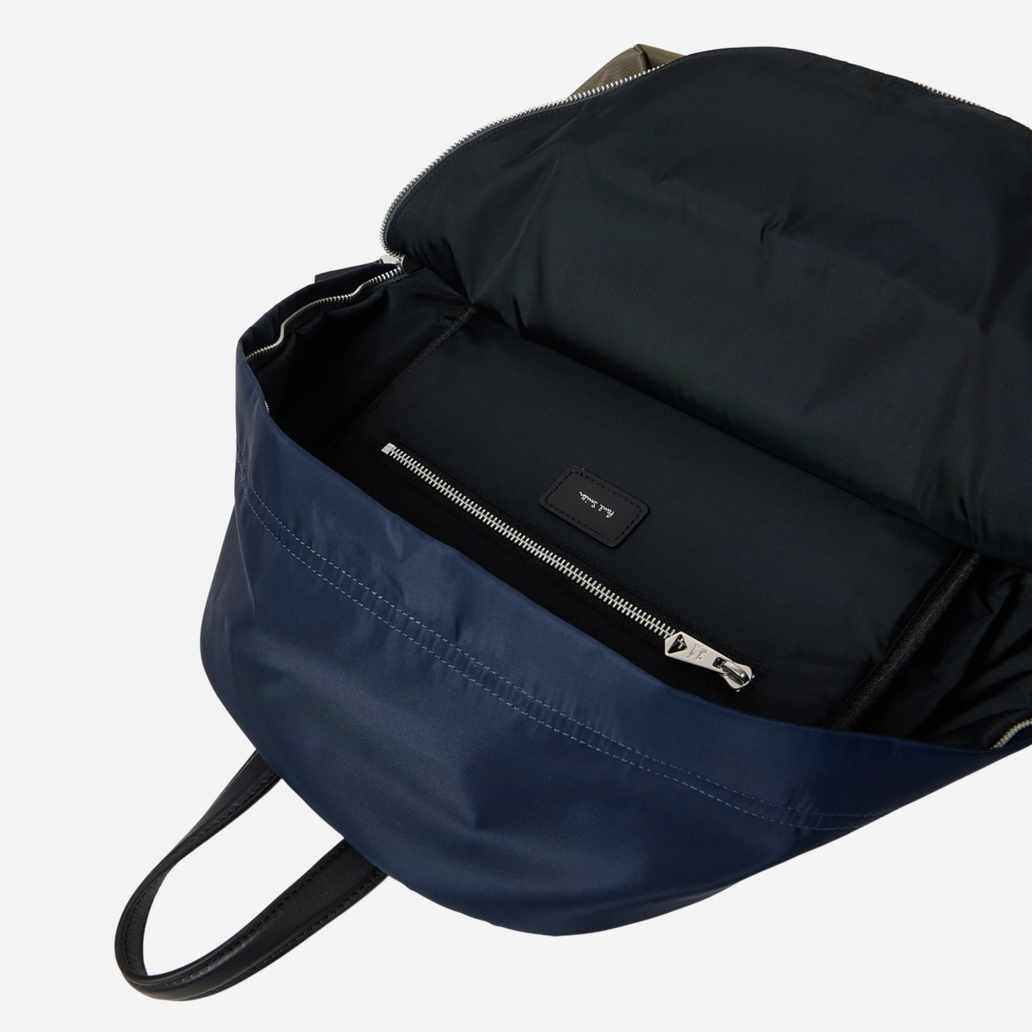 Paul Smith Multistripe Recycled Nylon Backpack with Signature Logo Patch - Image 4