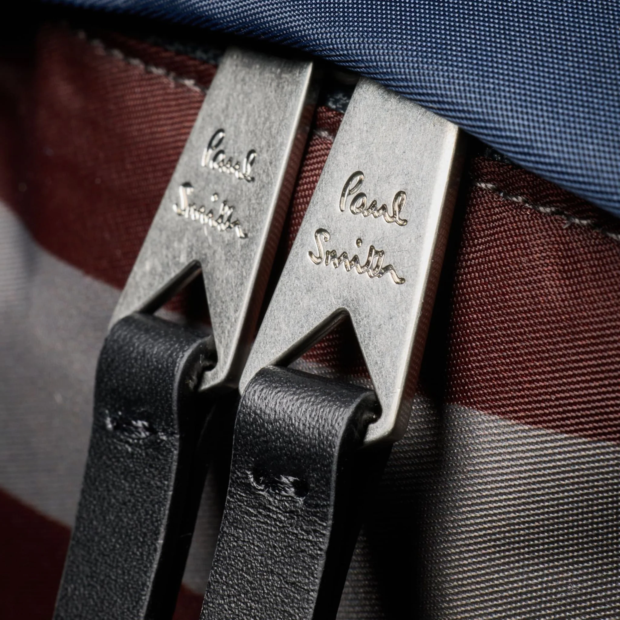 Paul Smith Multistripe Recycled Nylon Backpack with Signature Logo Patch - Image 8