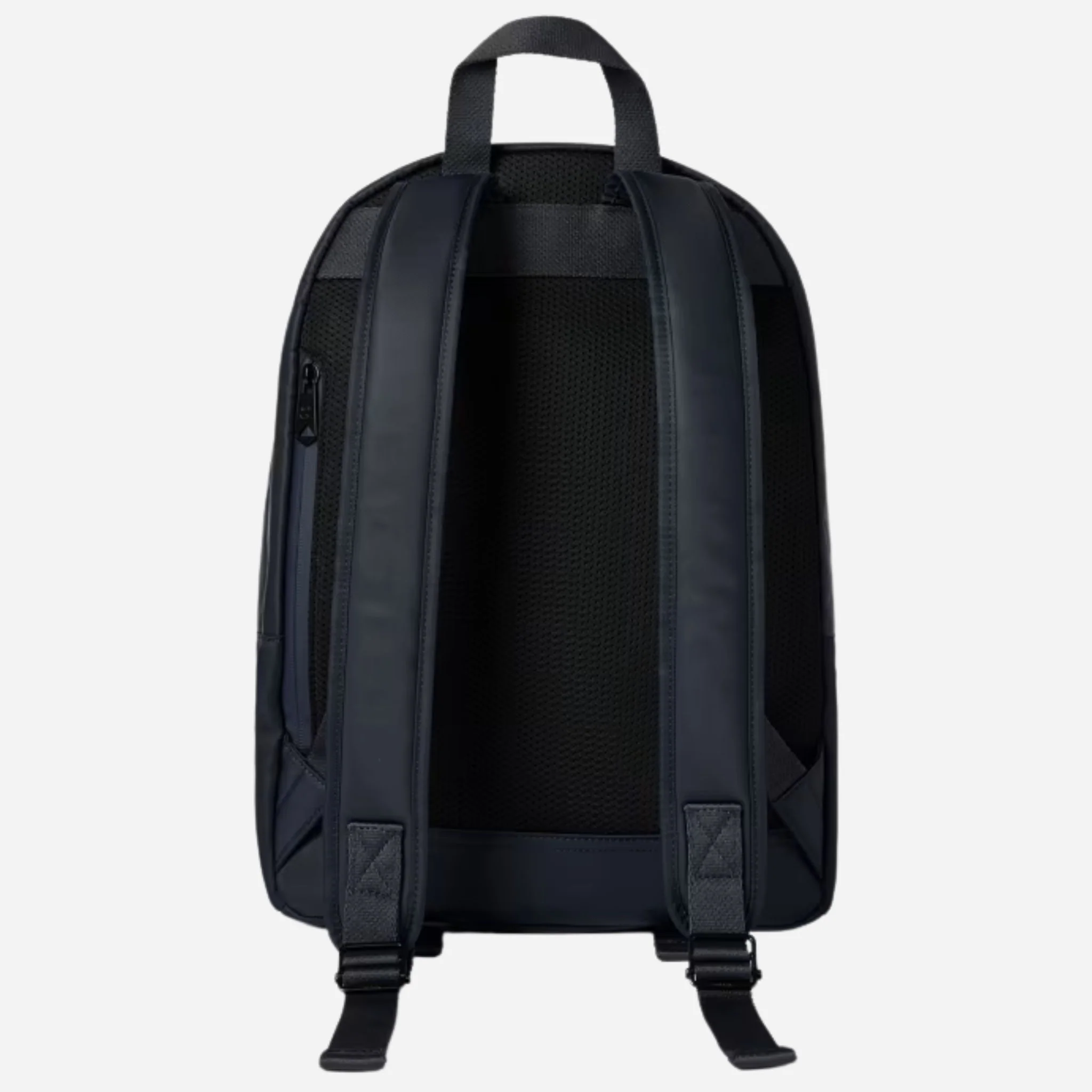 Paul Smith Navy Blue Recycled Polyester Backpack with Artist Stripe Trim - Image 3