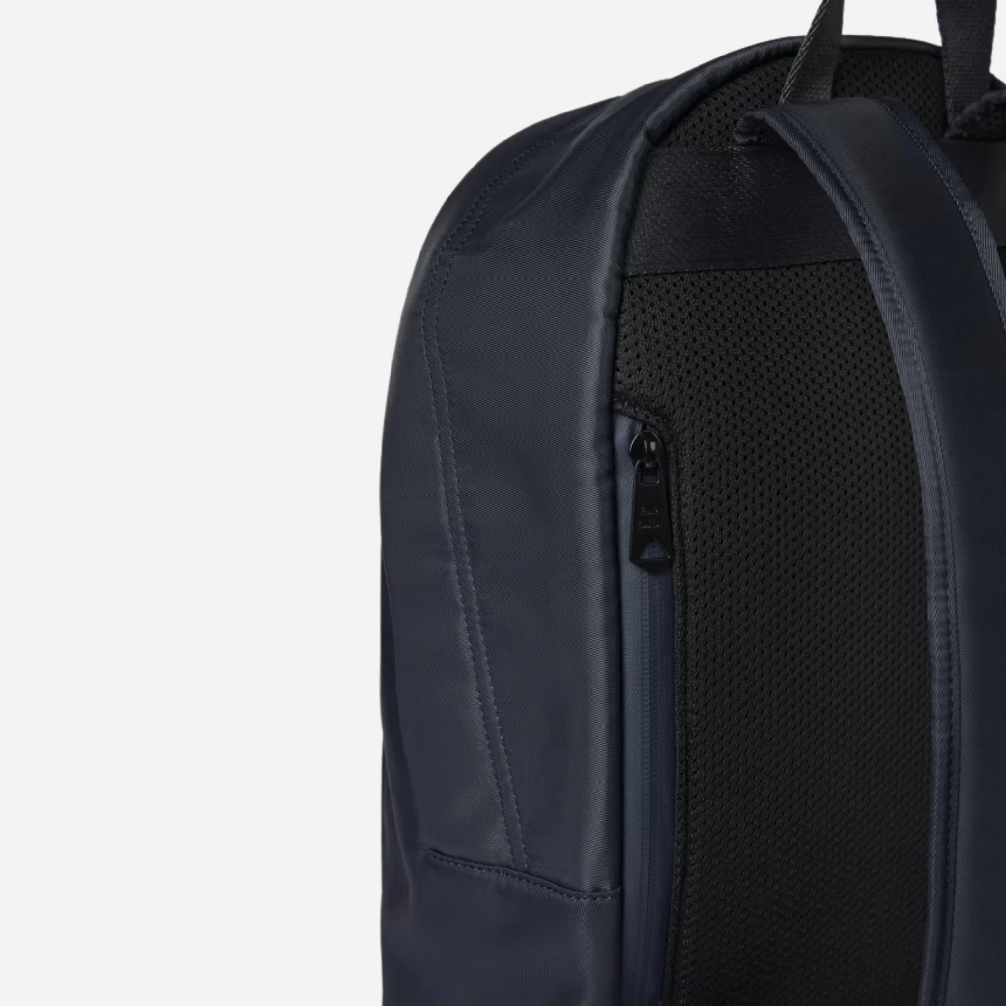 Paul Smith Navy Blue Recycled Polyester Backpack with Artist Stripe Trim - Image 5