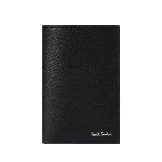 Paul Smith 'Pixelated Mini' Print Leather Card Wallet