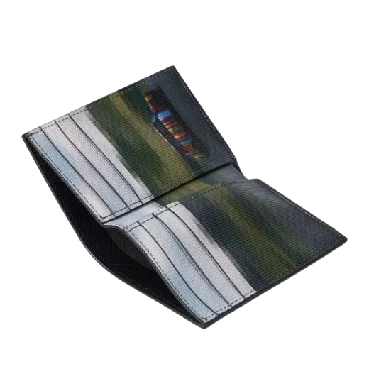 Paul Smith 'Pixelated Mini' Print Leather Card Wallet - Image 3