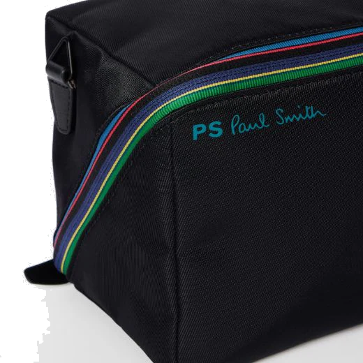 Paul Smith PS Black 'Sports Stripe' Wash Bag - Image 2