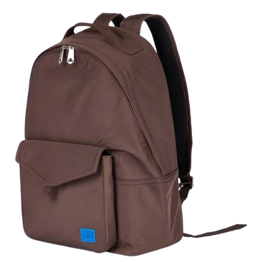 Paul Smith Recycled Polyester Brown Zip Top Backpack - Image 3