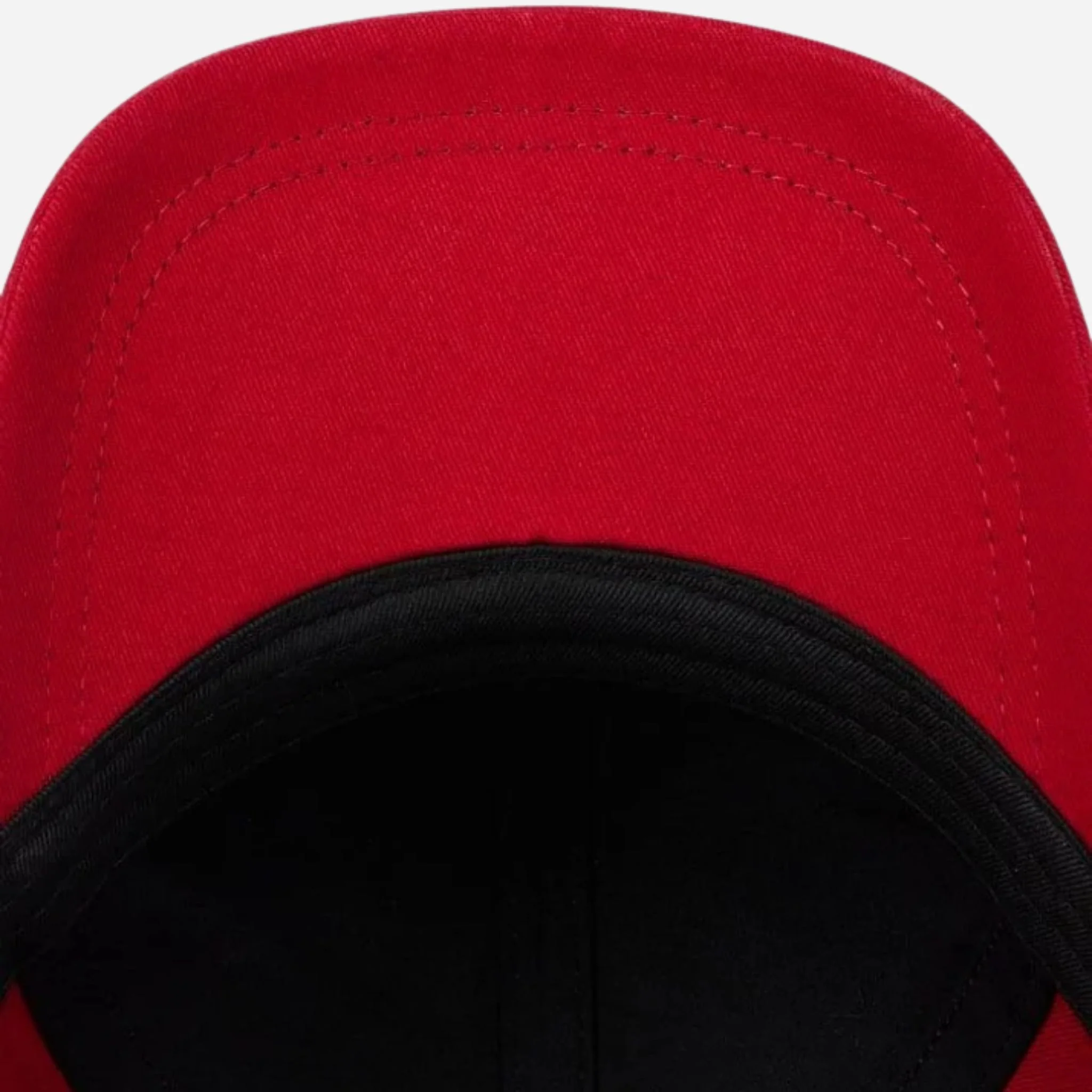 Paul Smith Red Seasonal Cotton Cap with Signature Stripe Zebra Logo - Image 4