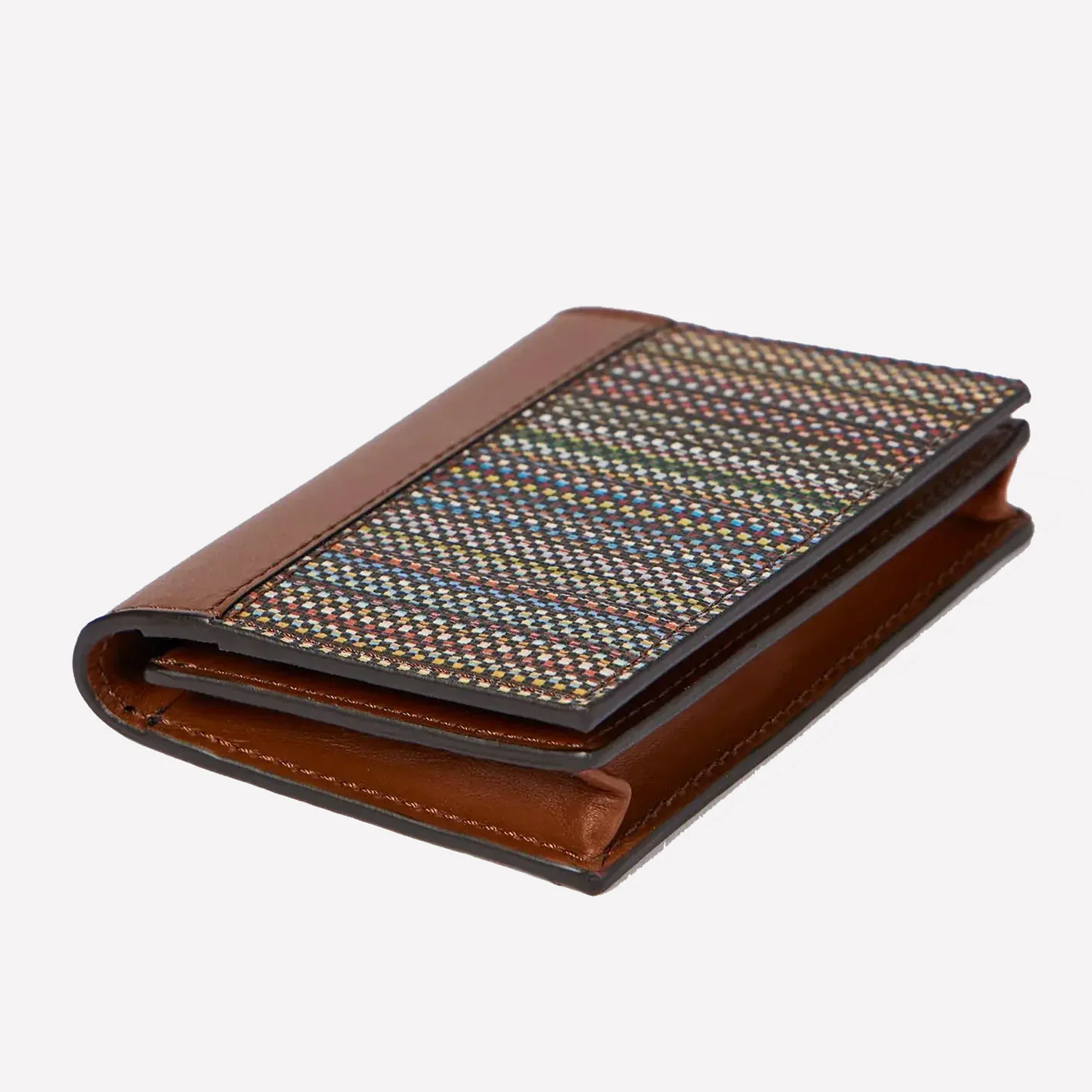 Paul Smith Signature Stripe Coated Canvas 2CC Business Card Holder - Image 2