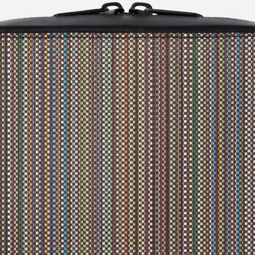 Paul Smith Signature Stripe Coated Canvas Cross Body Bag with Dual Zip - Image 7