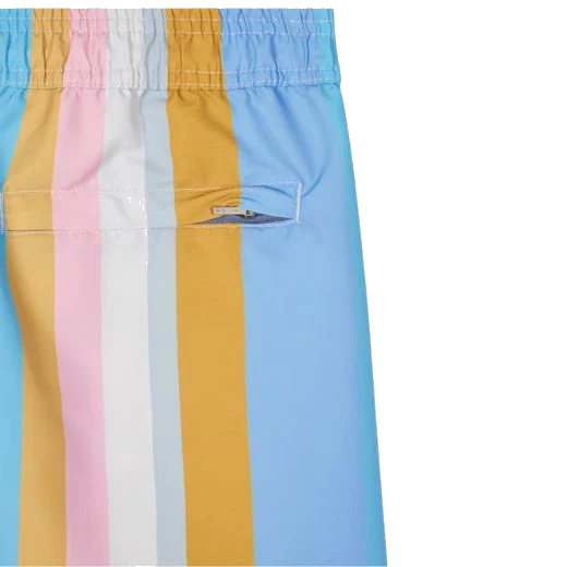 Paul Smith Signature Stripe Print Buttoned Swim Shorts - Image 3