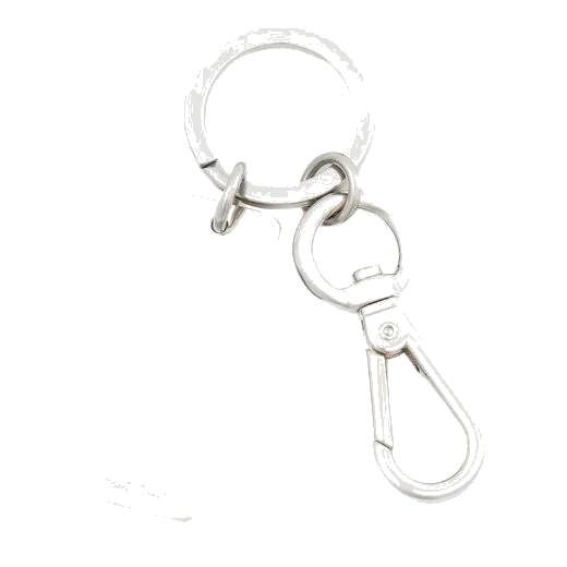 Paul Smith Signature Stripe Tag Metal Keyring - Image 2