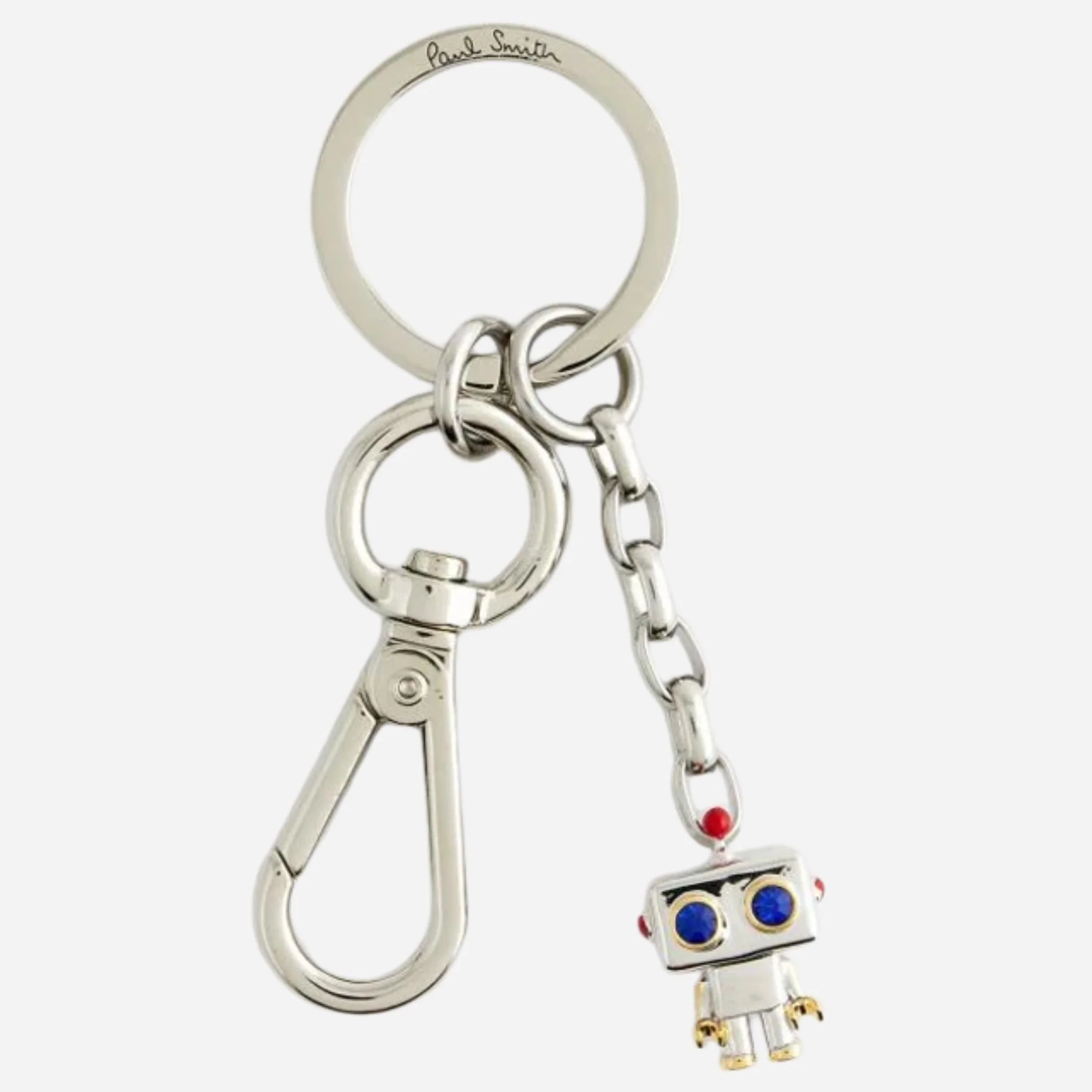 Paul Smith Silver Miniature Robot Keyring