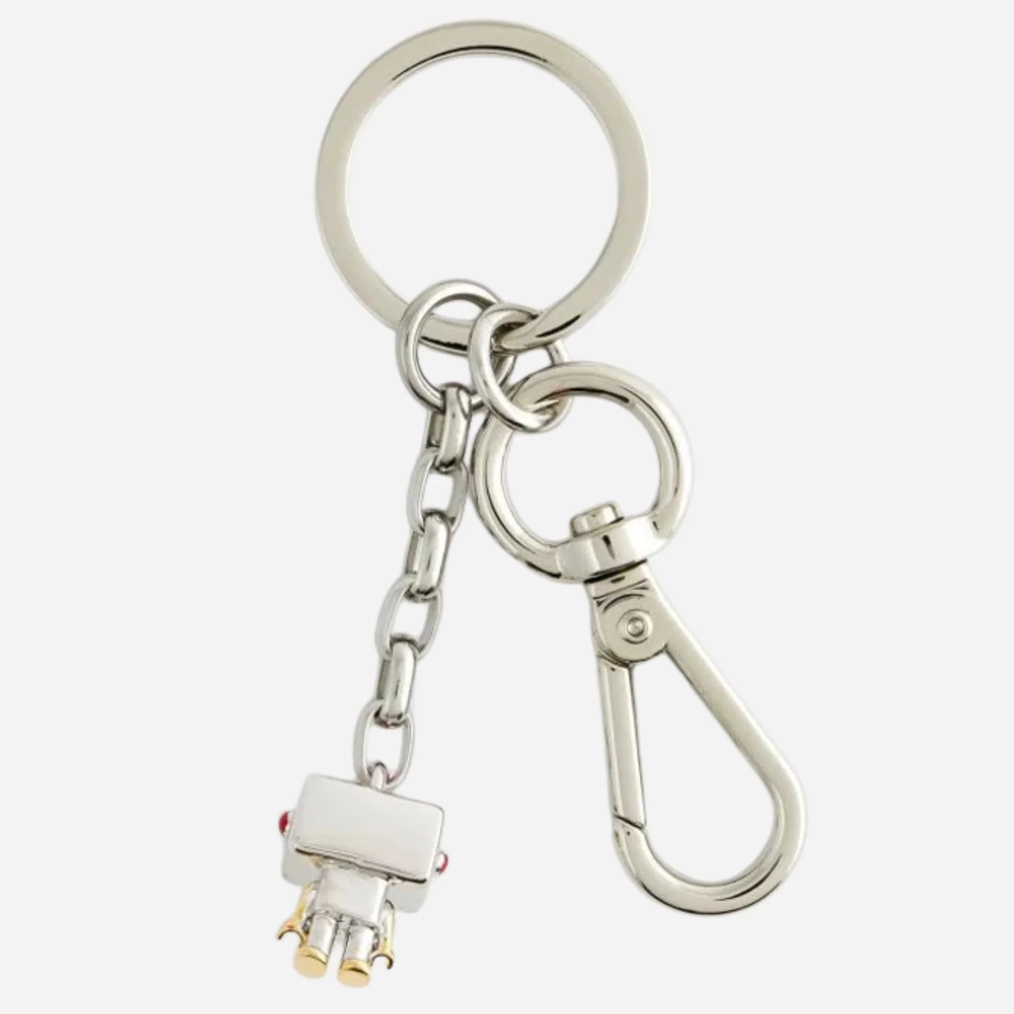 Paul Smith Silver Miniature Robot Keyring - Image 2