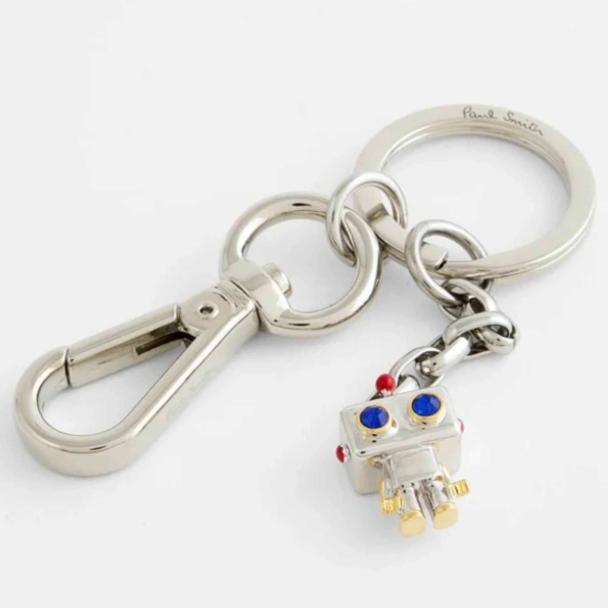 Paul Smith Silver Miniature Robot Keyring - Image 3