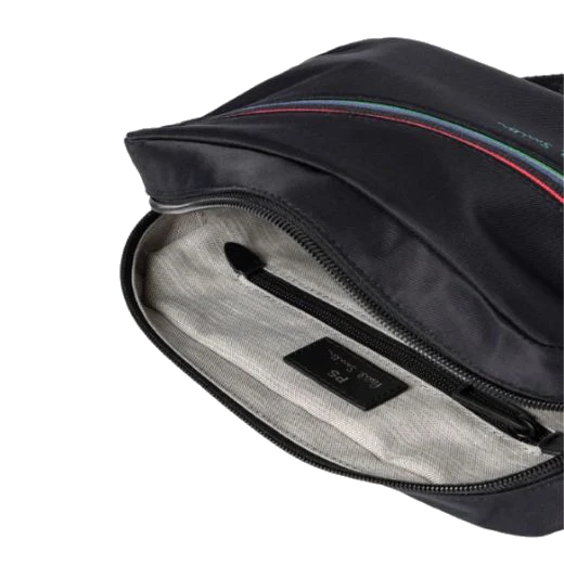 Paul Smith Sports Stripe Black Nylon Cross Body Bag - Image 4