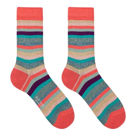 Paul Smith Women's 6-Pack Swirl Stripe Mixed Socks - Image 2