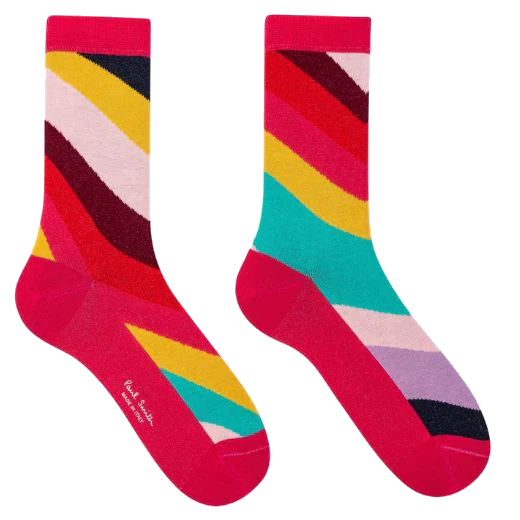 Paul Smith Women's 6-Pack Swirl Stripe Mixed Socks - Image 3