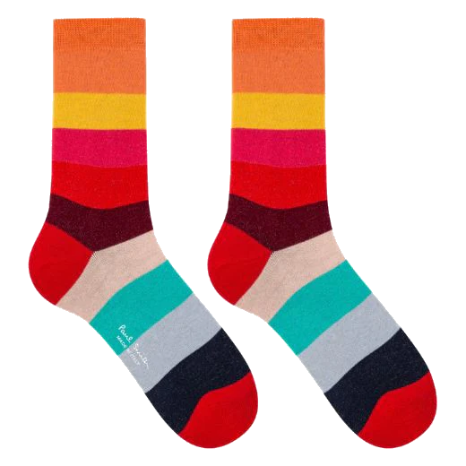 Paul Smith Women's 6-Pack Swirl Stripe Mixed Socks - Image 4