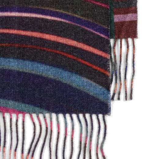 Paul Smith Women's Cashmere Blend 'Midnight Swirl' Check Scarf - Image 2