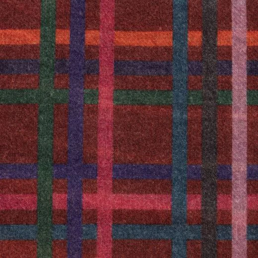 Paul Smith Women's Cashmere Blend 'Midnight Swirl' Check Scarf - Image 5
