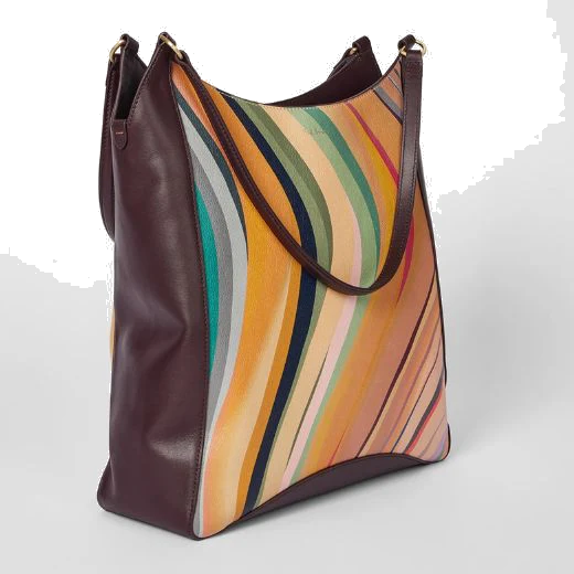 Paul Smith Women's 'Dusky Swirl' Leather Shopper Bag - Image 3