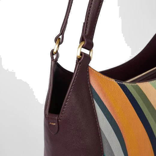 Paul Smith Women's 'Dusky Swirl' Leather Shopper Bag - Image 4