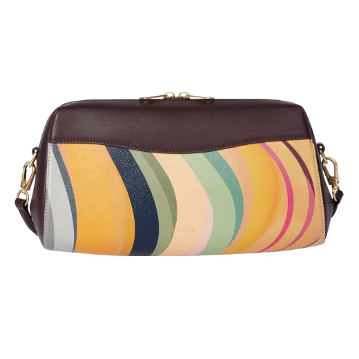 Paul Smith Women's 'Dusky Swirl' Print Leather Shoulder Bag