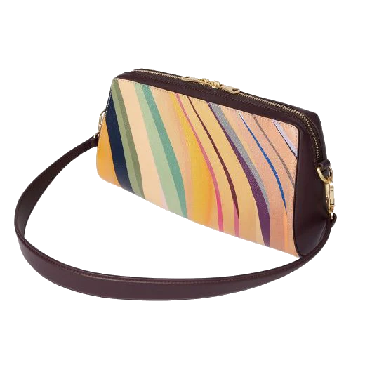 Paul Smith Women's 'Dusky Swirl' Print Leather Shoulder Bag - Image 2