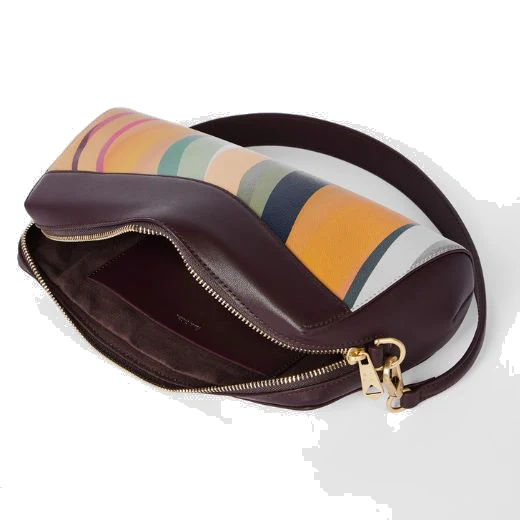 Paul Smith Women's 'Dusky Swirl' Print Leather Shoulder Bag - Image 3