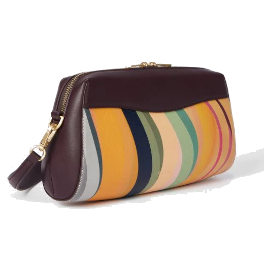 Paul Smith Women's 'Dusky Swirl' Print Leather Shoulder Bag - Image 5