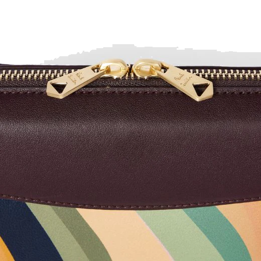 Paul Smith Women's 'Dusky Swirl' Print Leather Shoulder Bag - Image 6