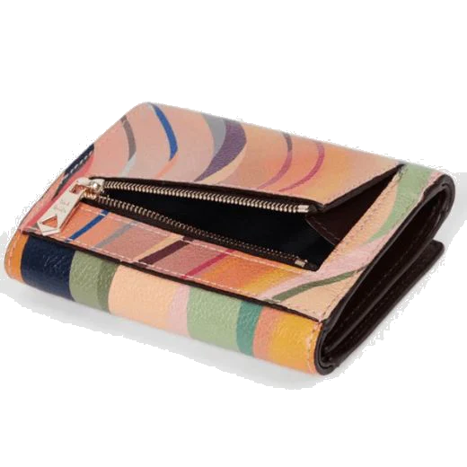 Paul Smith Women's 'Dusky Swirl' Small Trifold Purse - Image 5