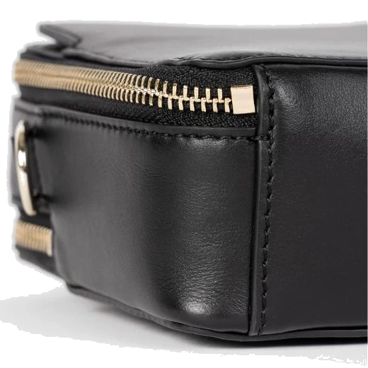 Paul Smith Women's 'Signature Stripe' Black Leather Camera Bag - Image 3