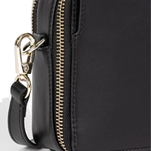 Paul Smith Women's 'Signature Stripe' Black Leather Camera Bag - Image 4