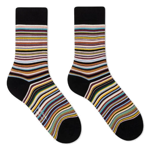 Paul Smith Women's Signature Stripe Cotton Blend 3 Pack Socks - Image 3