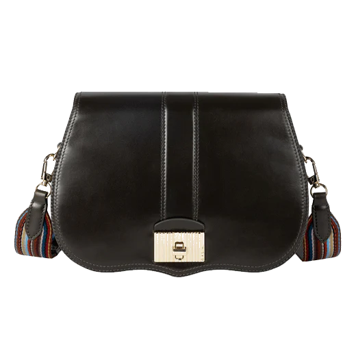 Paul Smith Women's 'Signature Stripe' Dark Green Leather Satchel Bag