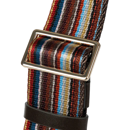 Paul Smith Women's 'Signature Stripe' Dark Green Leather Satchel Bag - Image 7