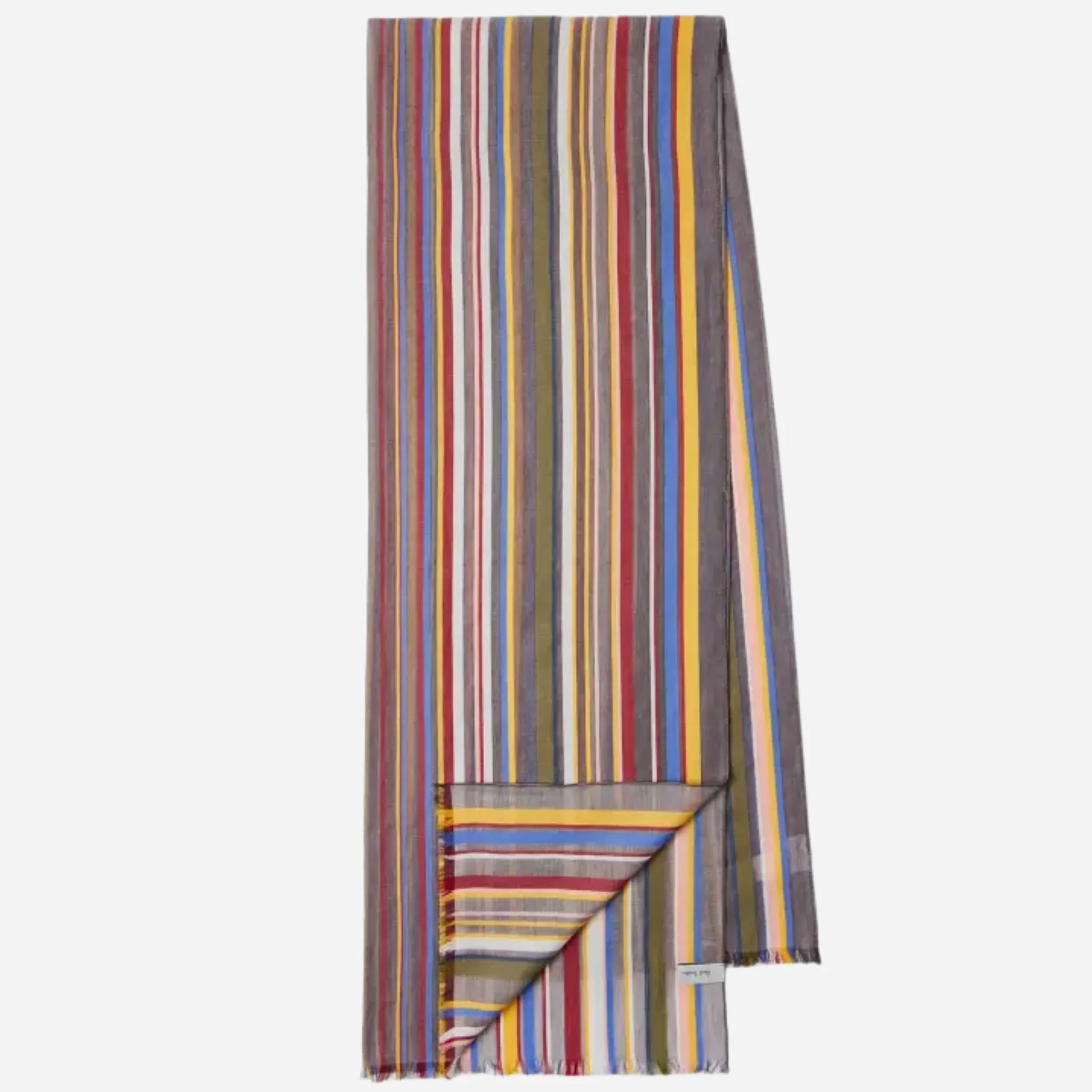 Paul Smith Women's Signature Stripe Woven Cotton Scarf