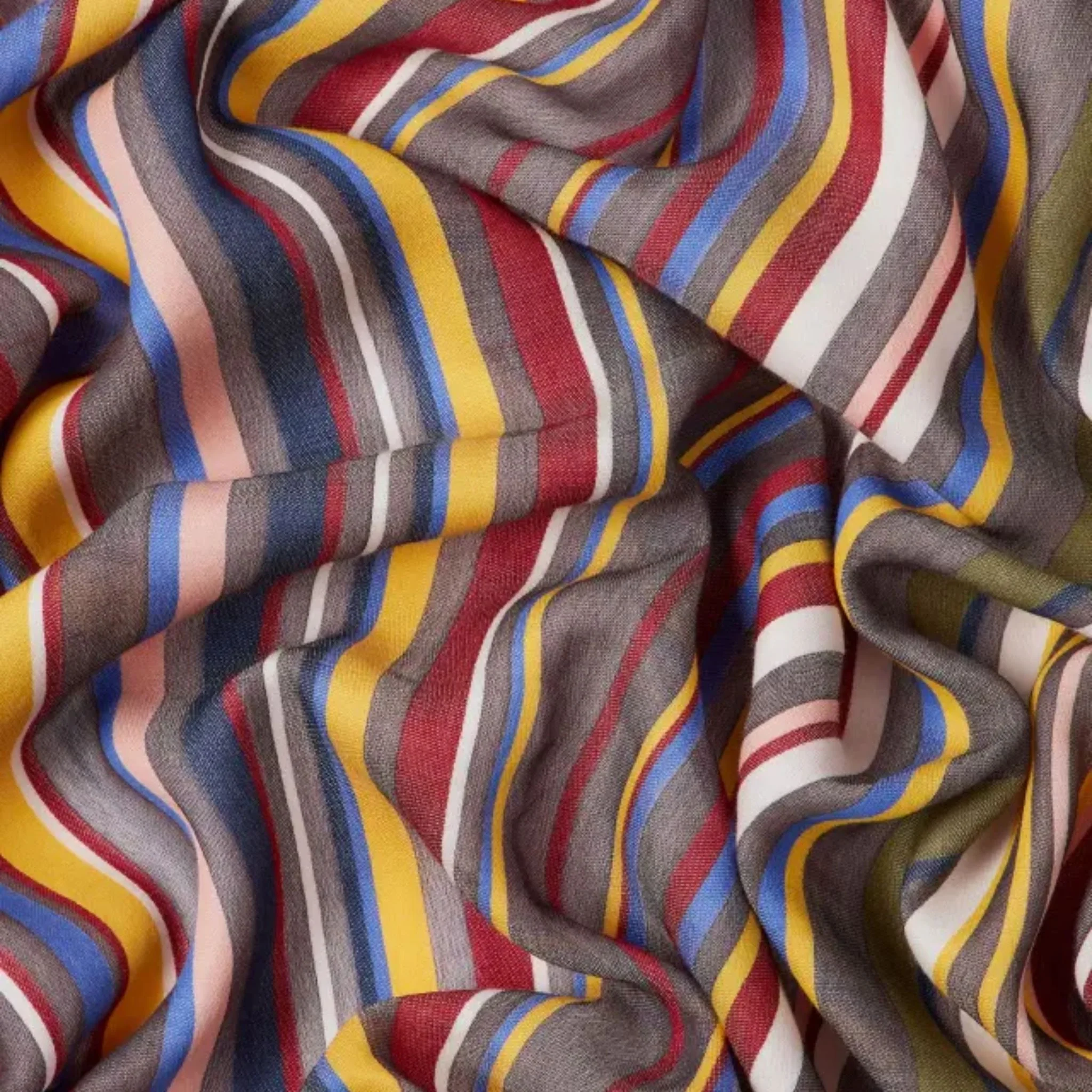 Paul Smith Women's Signature Stripe Woven Cotton Scarf - Image 4