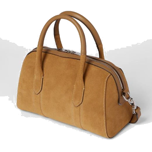 Paul Smith Women's Small Boston Bag in Tan Suede - Image 3
