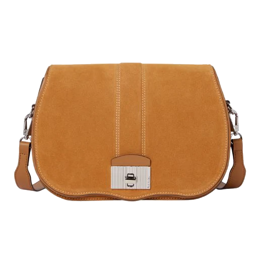Paul Smith Women's Tan Suede Cross Body Satchel Bag