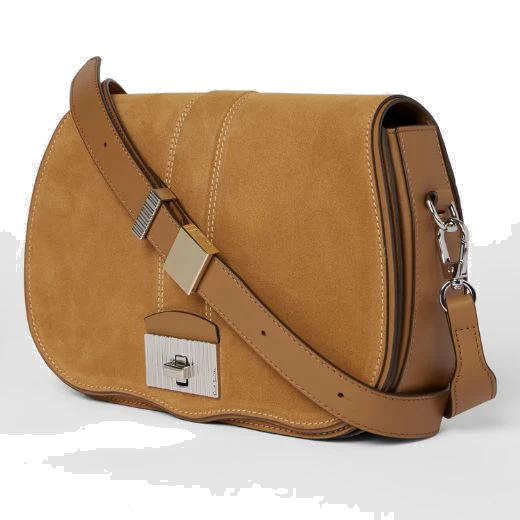 Paul Smith Women's Tan Suede Cross Body Satchel Bag - Image 3