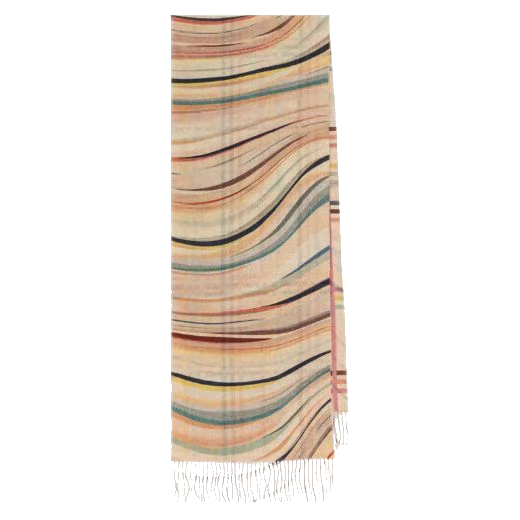 Paul Smith Women's Wool & Cashmere Blend Check Swirl Scarf