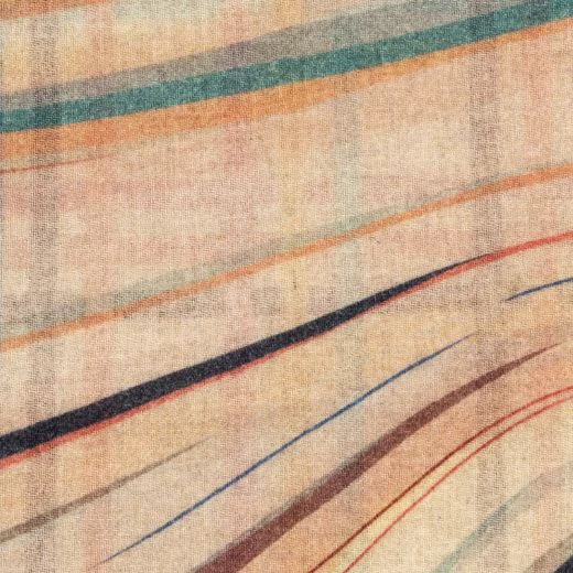 Paul Smith Women's Wool & Cashmere Blend Check Swirl Scarf - Image 4