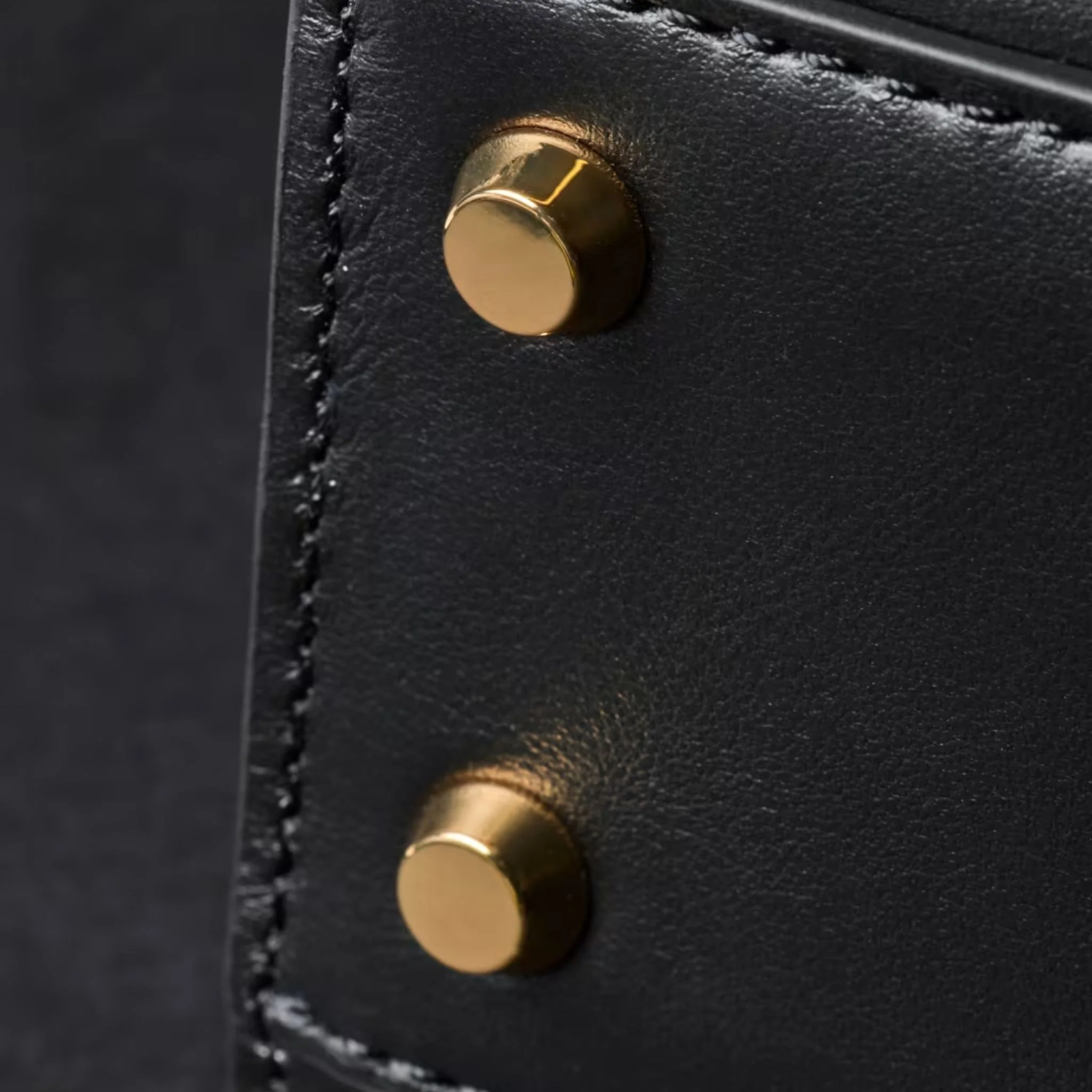 Paul Smith Women's Black Leather Top Handle Bag with 'Signature Stripe' Trims - Image 10